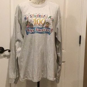 XL Gildan Activewear Ultra Cotton Heavyweight Teacher Shirt.